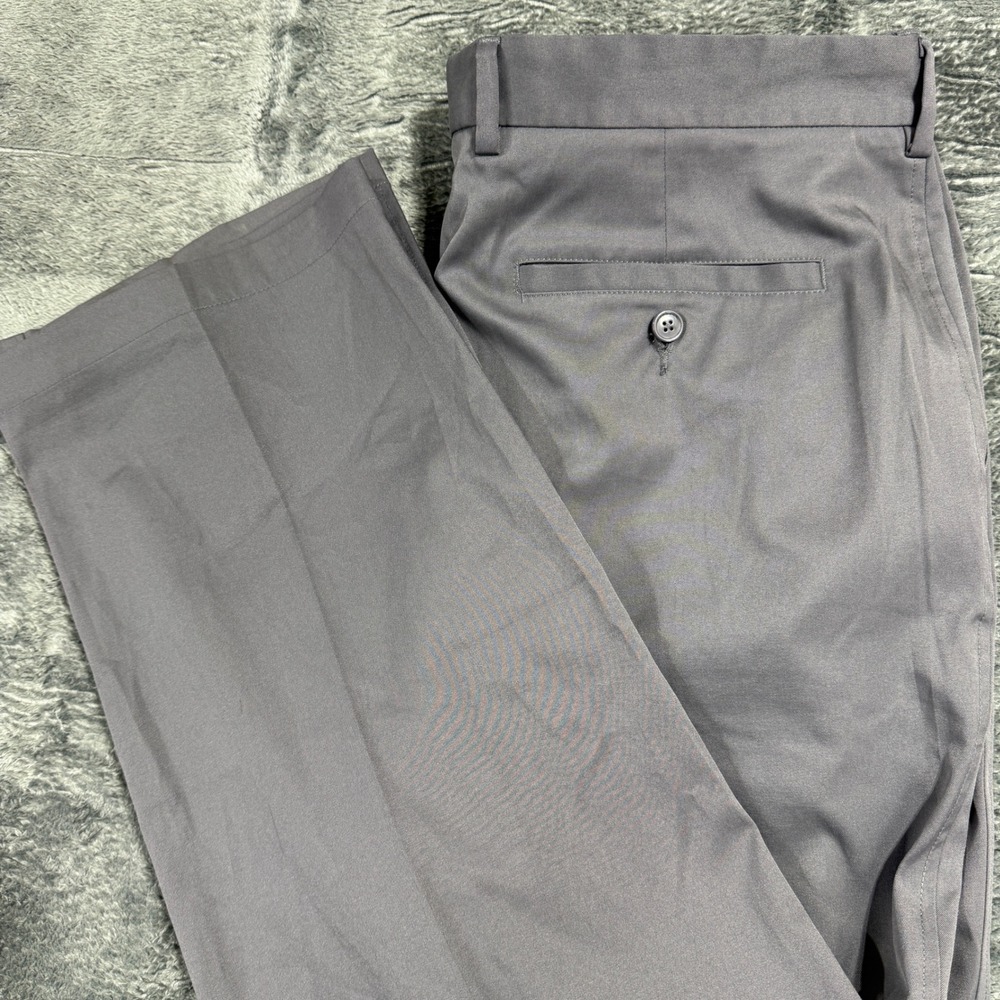 Pebble Beach Performance Golf Pants Mens‎ 38x30 Grey Stretch Trousers 691451